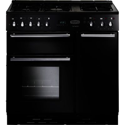 Rangemaster Toledo 90 Dual Fuel with FSD - 72850 Range Cooker in Gloss Black Rangemaster Toledo 90 Dual Fuel with FSD - 72850 Range Cooker in Gloss Black